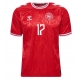 Danimarca Victor Kristiansen #17 Maglia Gara Casa Repliche Europei 2024